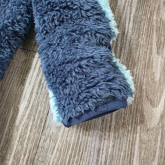 The North Face Baby Bear Campshire Bodysuit Blue White Size 12-18 M Months New - Picture 10 of 12